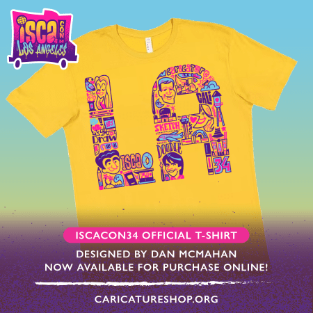 Limited Edition ISCAcon34 T-Shirt designed by Dan McMahan