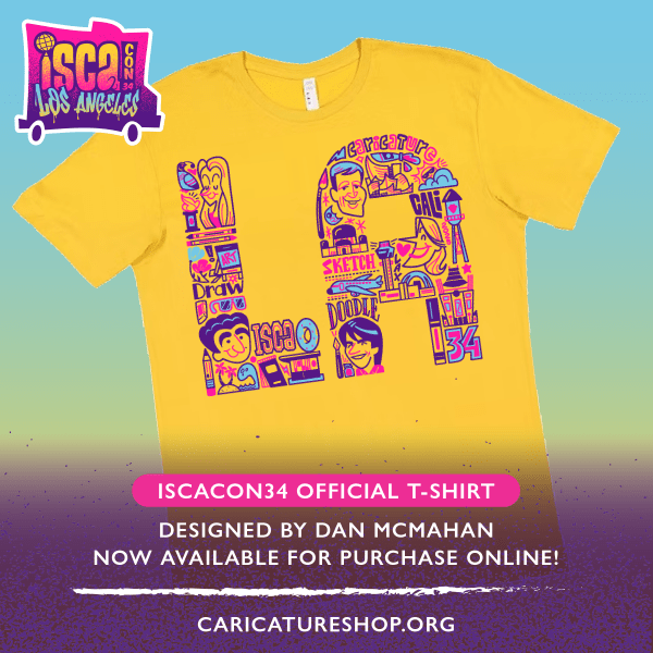 Limited Edition ISCAcon34 T-Shirt designed by Dan McMahan